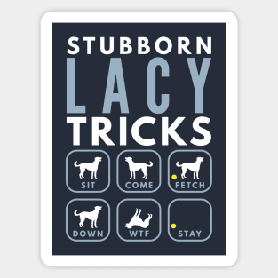 Stubborn Blue Lacy Tricks - Dog Training Magnet